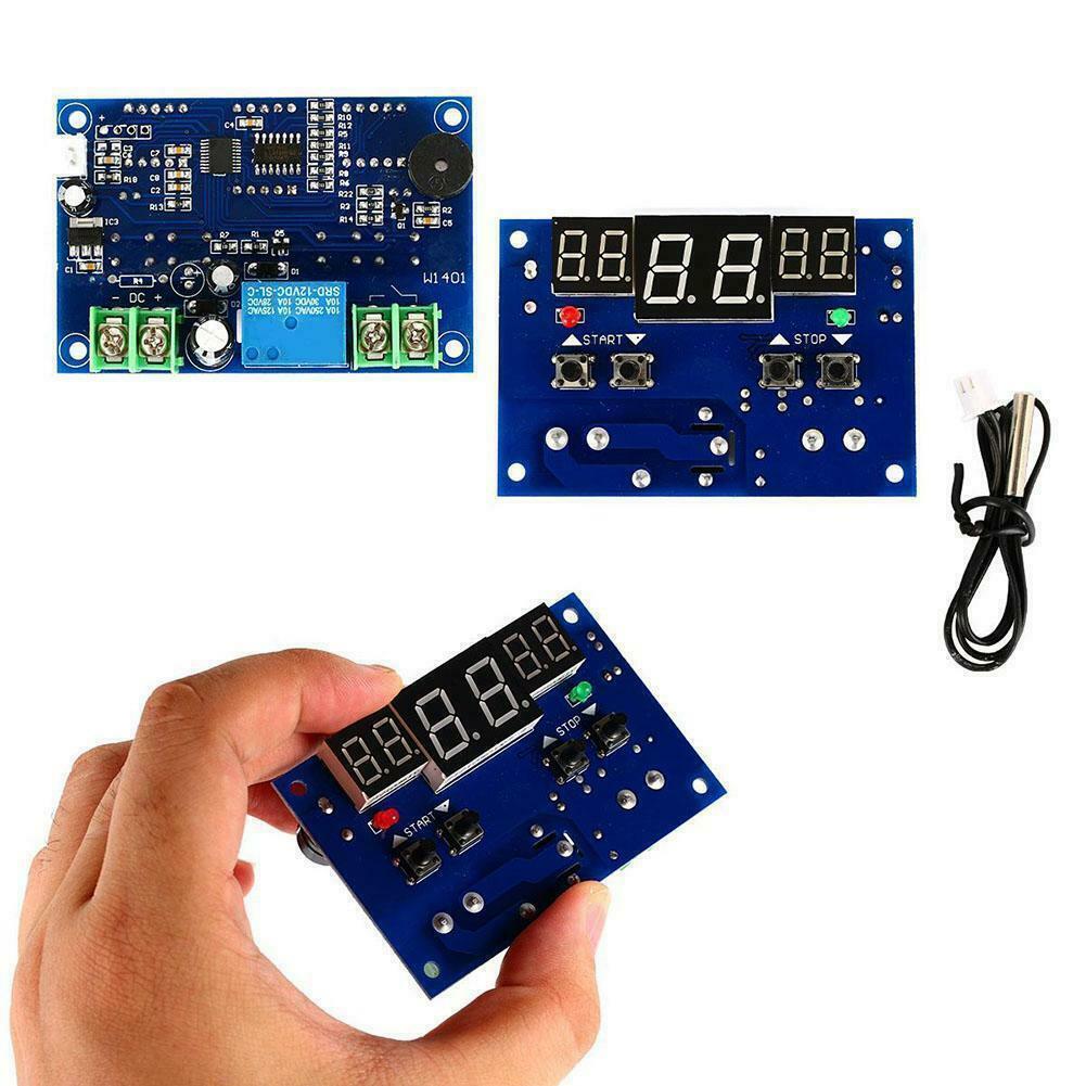thumbnail image 2 of 12V LED Digital Temperature Controller Thermostat W1401 For Cooling/Heating 2 of 5